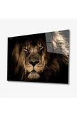 AlpiLeo Aslan Hayvan Alp Özel Cam Tablo 4mm Dayanıklı Temperli Cam thumbnail 1