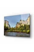 AlpiLeo Doğa Manzara Alp Özel Cam Tablo 4mm Dayanıklı Temperli Cam thumbnail 1