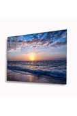 AlpiLeo Deniz Günbatımı Alp Özel Cam Tablo 4mm Dayanıklı Temperli Cam thumbnail 1