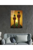 AlpiLeo Tahran Şerif Camii Dini Islami Alp Özel Cam Tablo Ev Ve Ofis Duvar Dekoru thumbnail 2