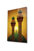 AlpiLeo Tahran Şerif Camii Dini Islami Alp Özel Cam Tablo Ev Ve Ofis Duvar Dekoru thumbnail 1