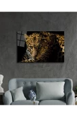 AlpiLeo Leopar Hayvan Alp Özel Cam Tablo thumbnail 2