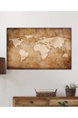 AlpiLeo Dünya Haritası Uv Baskılı Alp Özel Cam Tablo, Ev Ve Ofis Duvar Dekoru Hediyelik thumbnail 2