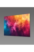 AlpiLeo Kozmik Renk Paleti Alp Özel Cam Tablo Hediyelik Büyük Tablo Ev Ofis Dekoru thumbnail 4