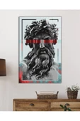 AlpiLeo Heykel Zeus Alp Özel Cam Tablo, Ev Ve Ofis Duvar Dekoru thumbnail 2