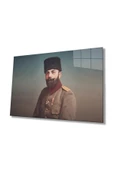 AlpiLeo Cemal Paşa Portresi Alp Özel Cam Tablo, Ev Ve Ofis Duvar Dekoru thumbnail 1