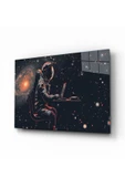 AlpiLeo Yıldızlara Dokunan Melodi Alp Özel Cam Tablo Hediyelik Büyük Tablo Ev Ofis Dekoru thumbnail 1
