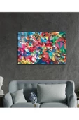 AlpiLeo Renkli Soyut Alp Özel Cam Tablo thumbnail 2