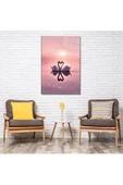 AlpiLeo Aşkın Sükuneti Alp Özel Cam Tablo Hediyelik Büyük Tablo Ev Ofis Dekoru thumbnail 4