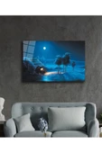 AlpiLeo İllüstrasyon Alp Özel Cam Tablo, Ev Ve Ofis Duvar Dekoru Hediyelik Büyük Tablo thumbnail 2