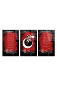 AlpiLeo Atatürk - Istiklal Marşı - Gençliğe Hitabe4 Alp Özel Cam Tablo (TOPLAM 3 PARÇA) thumbnail 1