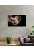 AlpiLeo Leopar Hayvan Portresi Alp Özel Cam Tablo, Ev Ve Ofis Duvar Dekoru thumbnail 2