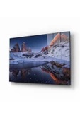 AlpiLeo Doğa Manzara Alp Özel Cam Tablo 4mm Dayanıklı Temperli Cam thumbnail 1
