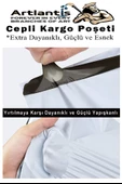 Plastik Kargo Poşeti Cepli 18x25+5 cm 100 Adet 1 Paket Ekonomik Cepli Kargo Poşeti Dayanıklı Gri Esnek - 5