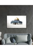 AlpiLeo Kudüs Kubbetüs Sahra Dini Islami Alp Özel Cam Tablo Ev Ve Ofis Duvar Dekoru thumbnail 2
