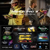 Ulefone Armor Pad 2 Endüstriyel Android Tablet - 7