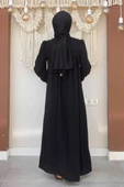 Bebekli Anne Elbisesi 3896 Siyah - 2