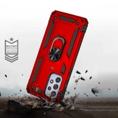 Samsung Galaxy A33 5G Kılıf Vega Tank Sert Yüzüklü Standlı Zırh Koruma Kapak thumbnail 5