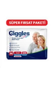 giggles Yetişkin Bel Bağlamalı Hasta Bezi Medium 30'lu 4 Paket 120 Adet - 1