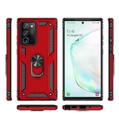 Samsung Galaxy Note 20 Ultra Kılıf Vega Tank Sert Yüzüklü Standlı Zırh Koruma Kapak thumbnail 3