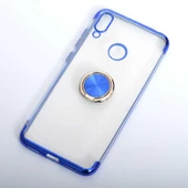 Huawei Y7 2019 Kılıf Gess Kenarları Renkli Yüzük Aparatlı Kılıf - 2
