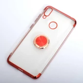 Huawei Y7 2019 Kılıf Gess Kenarları Renkli Yüzük Aparatlı Kılıf - 4