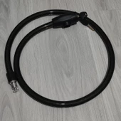 Hagiki Kalın Anahtarlı Motorsiklet Kilidi 2cm Eni ve 1.5 Metre Uzunluğunda Çelik Halatlı 1 Adet - 3