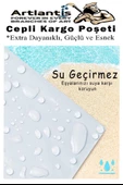 Plastik Kargo Poşeti Cepli 18x25+5 cm 250 Adet 1 Paket Ekonomik Cepli Kargo Poşeti Dayanıklı Gri Esnek - 3