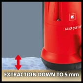 Einhell GC SP 5511 IF Temiz Su Dalgıç Pompa - 3