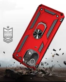 Xiaomi Mi 11 Lite Kılıf Vega Tank Sert Yüzüklü Standlı Zırh Koruma Kapak - 8