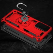 Xiaomi Redmi Note 11T 5G Kılıf Vega Tank Sert Yüzüklü Standlı Zırh Koruma Kapak - 2