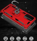 Samsung Galaxy A52 Kılıf Vega Tank Sert Yüzüklü Standlı Zırh Koruma Kapak thumbnail 2