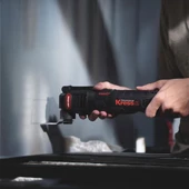 Kress KUW58.1 480Watt Profesyonel Çok Amaçlı Devir Ayarlı Kesme Raspalama ve Zımpara + 12 Parça Aksesuar - 3