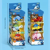 Robocar Poli Sürtmeli İt gitsin 3 lü set POLİ - HELLY - MAX Muadil Sür Gitsin - 5