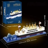 Titanic 3D BULDING BLOCKS 350 Parça 6+ YAŞ Puzzle Tekne Gemi Hediye - 1