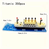 Titanic 3D BULDING BLOCKS 350 Parça 6+ YAŞ Puzzle Tekne Gemi Hediye - 3
