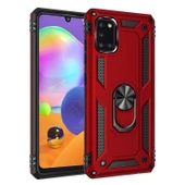 Samsung Galaxy A31 Kılıf Vega Tank Sert Yüzüklü Standlı Zırh Koruma Kapak thumbnail 11