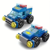 Polis Merkezi 3D BULDING BLOCKS 147 Parça 6+ YAŞ Polis Araçları Eğitici Bloklar Hediye - 5