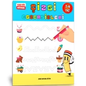 1-4 Yaş Çizgi Egzersizleri YAZ-SİL Kitabı - 1