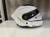 KASK SWAY SW 850 WHITE/SİLVER FULL FACE - 2