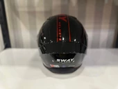 KASK SWAY SW 850 BLACK/RED FULL FACE - 4