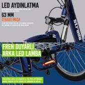 Strada E-VO Mekanik Disk 24 Jant Üç Tekerlekli Elektrikli Bisiklet - 9