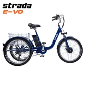 Strada E-VO Mekanik Disk 24 Jant Üç Tekerlekli Elektrikli Bisiklet - 1