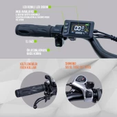Strada E-TRIO Hidrolik Disk 20 Jant Elektrikli Üç Tekerlekli Bisiklet - 6