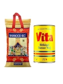 MAHMOOD RİCE 1121 BASMATİ PİRİNÇ 4 KG + VİTA BİTKİSEL SUSUZ YAĞ 1 LT thumbnail 1