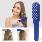 Saç Derisi Masaj Tarağı Elektronik Mikro Akım Çok Fonksiyonlu Mavi - 6