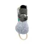 Nanbell W560 Kedi ve Köpek Peluş Oyuncak 35-16cm Gri - 1