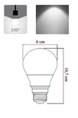 Panasonic 8,5W (63W) Led Ampul 6500K - Beyaz Işık 10 Adet Tasarruflu Lamba - 3
