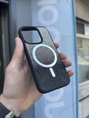 İphone 15 Kılıf Diamont MagSafe Hologramlı Kapak - 2