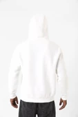 Squid Game Player 456 Beyaz Erkek 3ip Kapşonlu Sweatshirt - 5